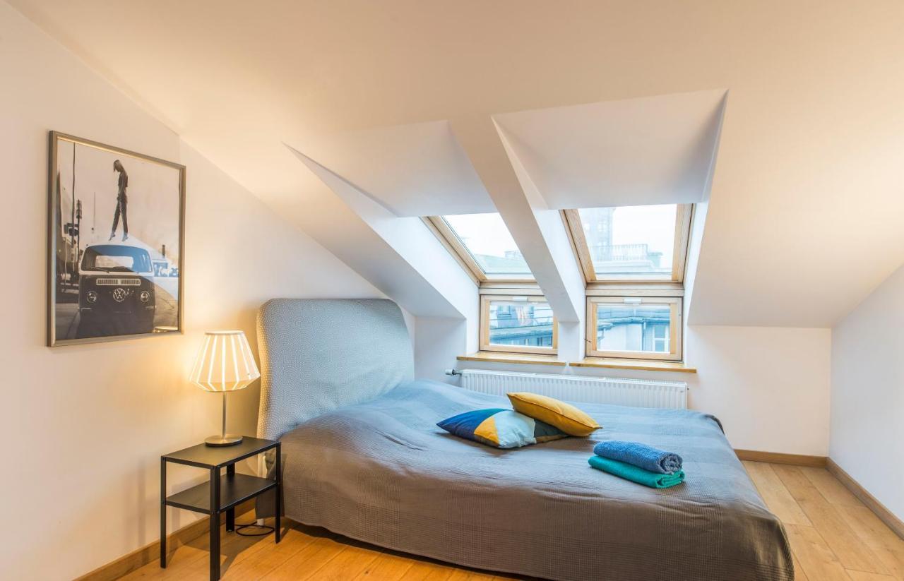 Central 2-Level Penthouse With Terrace And Free Parking 里加 外观 照片