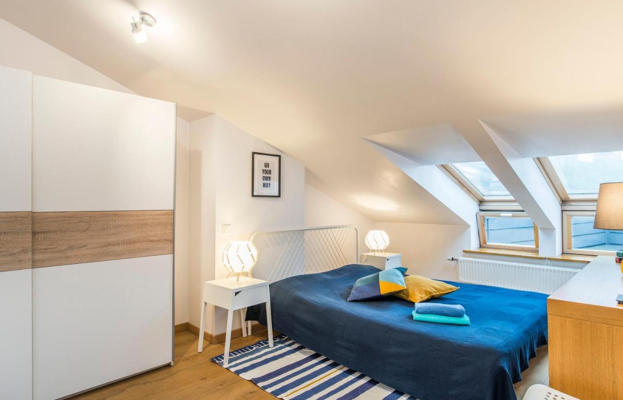 Central 2-Level Penthouse With Terrace And Free Parking 里加 外观 照片