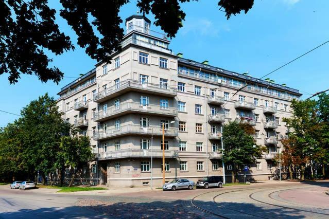 Central 2-Level Penthouse With Terrace And Free Parking 里加 外观 照片